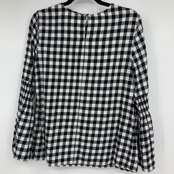 Beach lunch lounge small blouse buffalo check warm - Picture 5 of 5